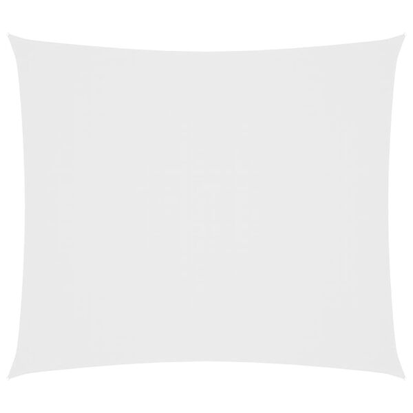 vidaXL サンシェードセイル 2x2.5m 長方形 オックスフォード生地 ホワイト