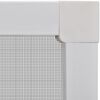 vidaXL 虫除け網戸 120x140cm ホワイト