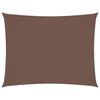 vidaXL サンシェードセイル 2.5x4m 長方形 オックスフォード生地 ブラウン