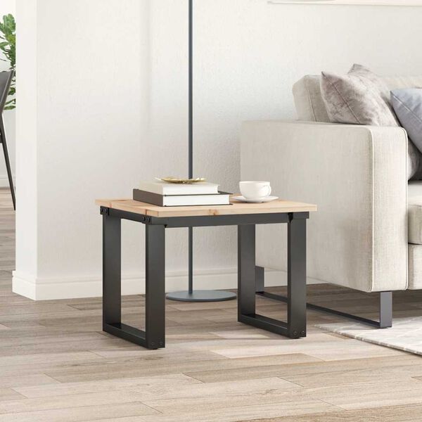 vidaXL テーブルトップ 50x50x1.7 cm スクエア 無垢材 パイン材