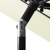 vidaXL 3層ガーデンパラソル アルミ製ポール付き 3m サンド