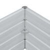 vidaXL ガーデンレイズドベッド 160x40x45 cm 亜鉛メッキ鋼製 シルバー