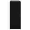 vidaXL サイドボード 黒色 60x30x75cm パーティクルボード