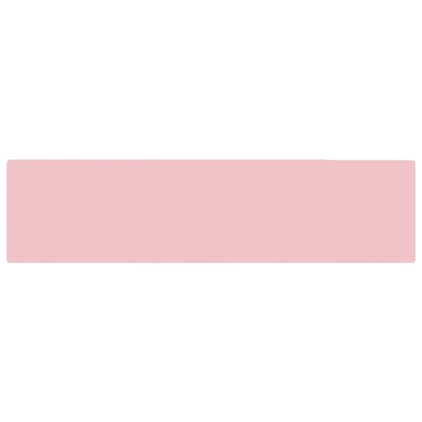 vidaXL バスルーム用 洗面ボウル オーバーフロー付き セラミック製 マットピンク