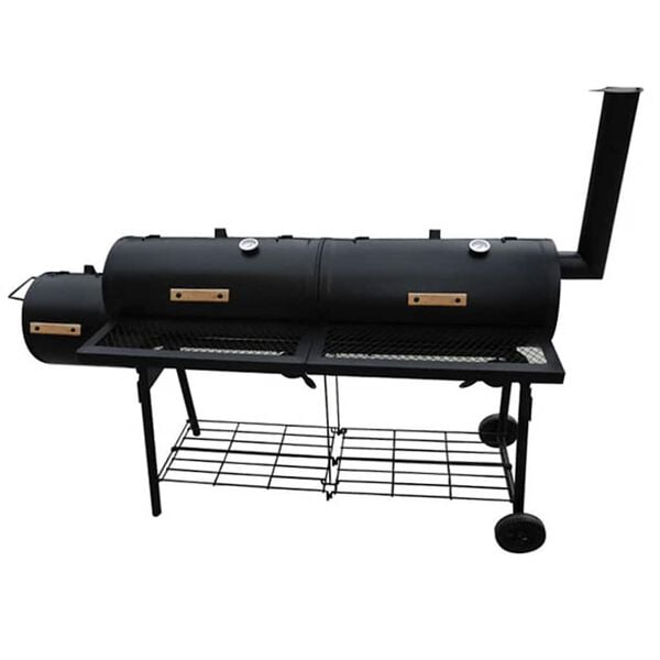 vidaXL スモーカー BBQ ネバダ XL ブラック