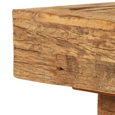 vidaXL コーヒーテーブル 無垢 再生木材 70x70x30cm