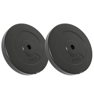 vidaXL ウェイトプレート 3点 30kg セメント