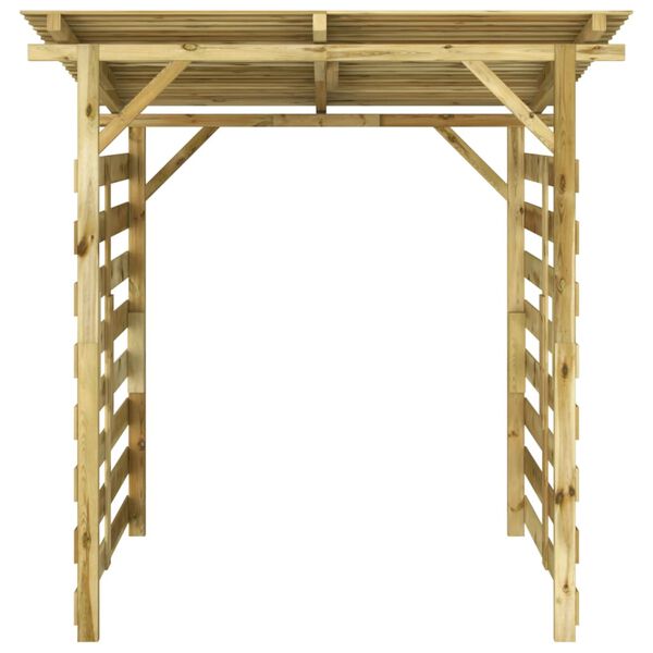 vidaXL 庭用薪物置 含浸パイン材