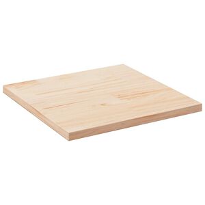 vidaXL テーブルトップ 80x80x2.5 cm 無垢材 パイン材 スクエア