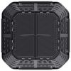 vidaXL ガーデン堆肥箱 ブラック 93.3x93.3x113cm 740L