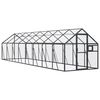 vidaXL 鳥小屋 アビアリー アントラシート 1.79x8x1.85 cm アルミ