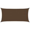 vidaXL サンシェードセイル 160g/m² ブラウン 2.5x4.5m 高密度ポリエチレン