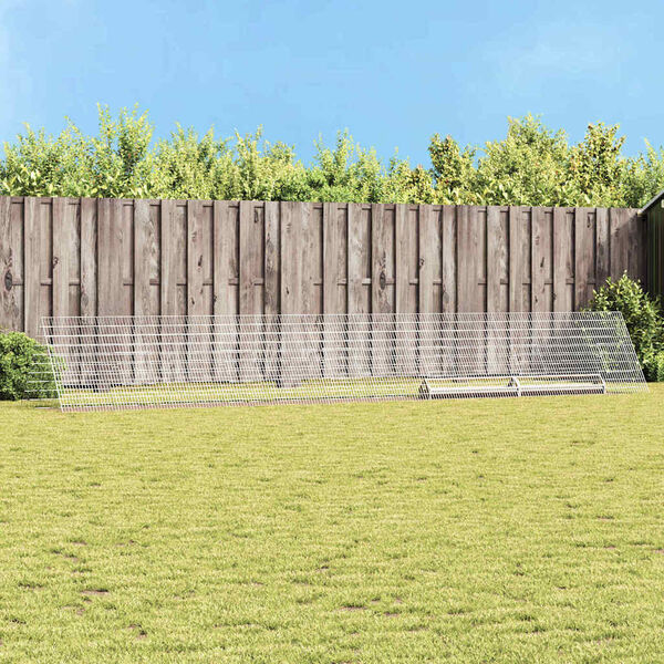 vidaXL 鶏小屋 シルバー 650 x 100 x 85 cm 亜鉛めっき鋼