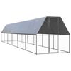 vidaXL 屋外鶏小屋 2x12x2m 亜鉛メッキ鋼製