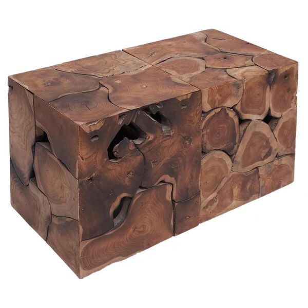 vidaXL スツール/コーヒーテーブル チーク無垢材