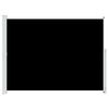 vidaXL パティオ用 引き込み式サイドオーニング 220x300cm ブラック
