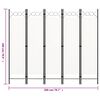 vidaXL 間仕切り 5枚パネル り ホワイト 200x180cm