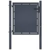 vidaXL ガーデンゲート スチール 100x75 cm アンスラサイト