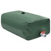 vidaXL 折りたたみ式蛇口付きウォータータンク 500L PVC製