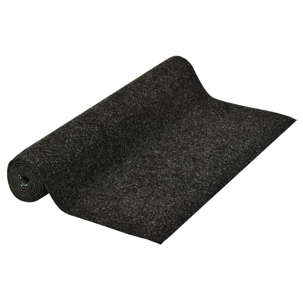 vidaXL 人工芝 スタッド付き 5x1m アントラシート