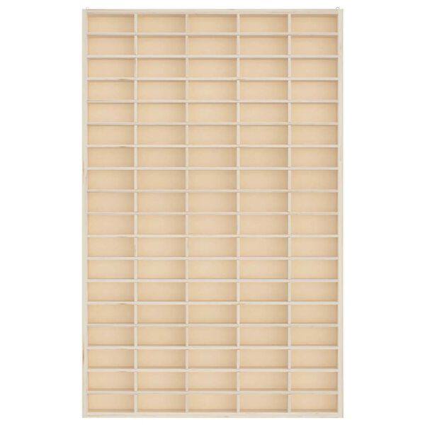 vidaXL 木製コレクターズディスプレイケース 90コンパートメント付き 50.5x4.5x79cm