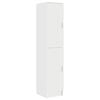 vidaXL ハイボード ホワイト 35 x 39 x 168 cm
