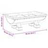 vidaXL コーヒーテーブル ナチュラル 90 x 50 x 35 cm 木材