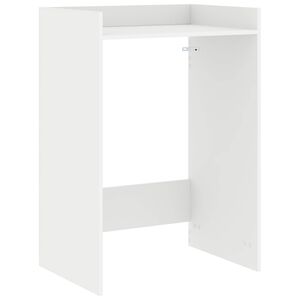 vidaXL 洗濯機キャビネット ストレージ付き ホワイト 67.5 x 48 x 97 cm エンジニアードウッド