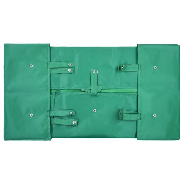 vidaXL ガーデンカートライナー グリーン ファブリック