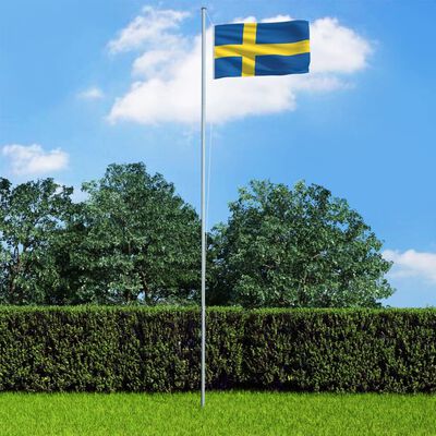 vidaXL スウェーデン 国旗 90x150cm