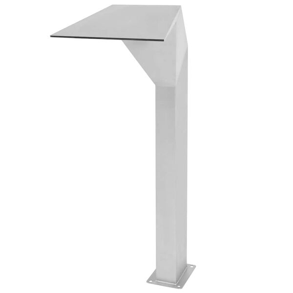 vidaXL プール噴水 ステンレススチール製 50x30x90cm シルバー