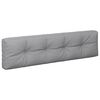 vidaXL パレットクッション 5点 グレー ファブリック