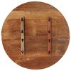 vidaXL テーブルトップ 円型 70cm 25-27mm 無垢の再生木材