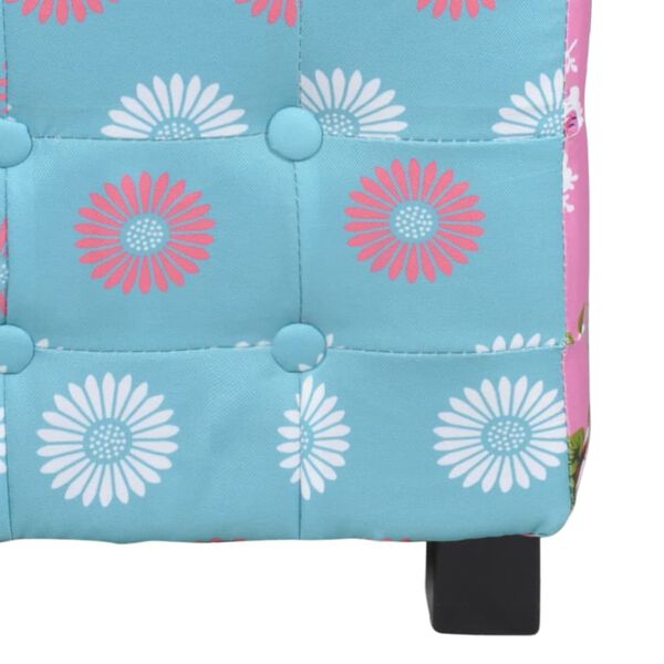 vidaXL フットスツール/ホッカー パッチワーク柄 牧歌的 高品質