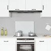 vidaXL キッチン用 汚れ防止板 透明 70x50cm 強化ガラス製