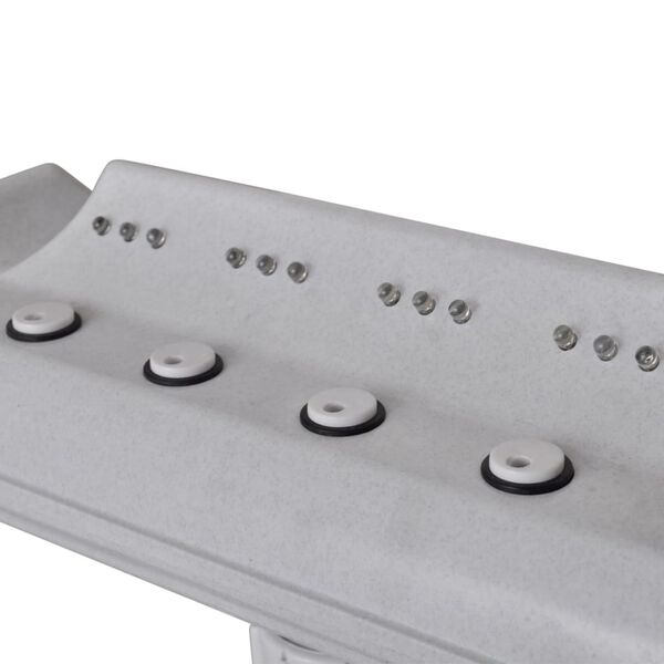 vidaXL プール噴水 LEDライト付き 滝のカスケード型