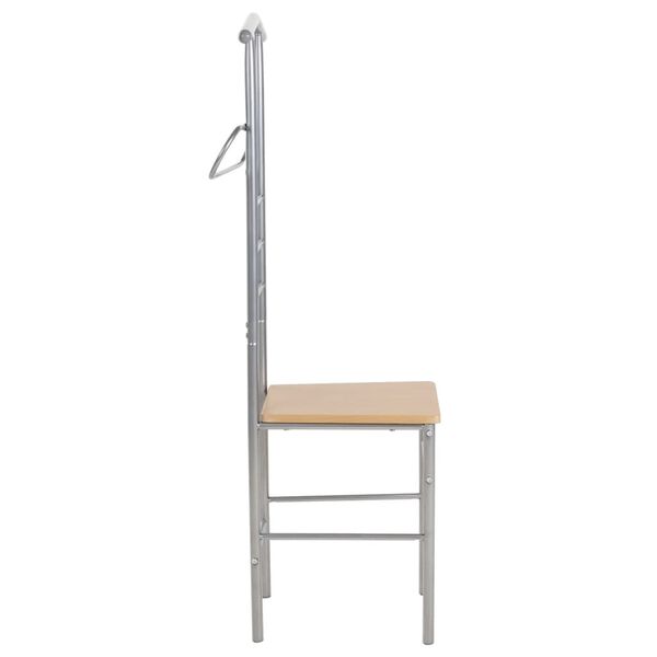 vidaXL ジェントルマンバレットチェア 2点 金属製