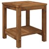 vidaXL コーヒーテーブル LAREN ナチュラル 40.5 x 40 x 45 cm ソリッドアカシアウッド