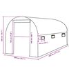 vidaXL 温室用交換カバー (9m²) 200x450x200cm グリーン