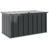 vidaXL ガーデン収納ボックス ブラック 101 x 56.5 x 50 cm スチール