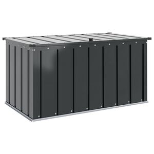vidaXL ガーデン収納ボックス ブラック 101 x 56.5 x 50 cm スチール