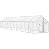 vidaXL 鳥小屋 アビアリー シルバー 1.79x10x1.85 m アルミ