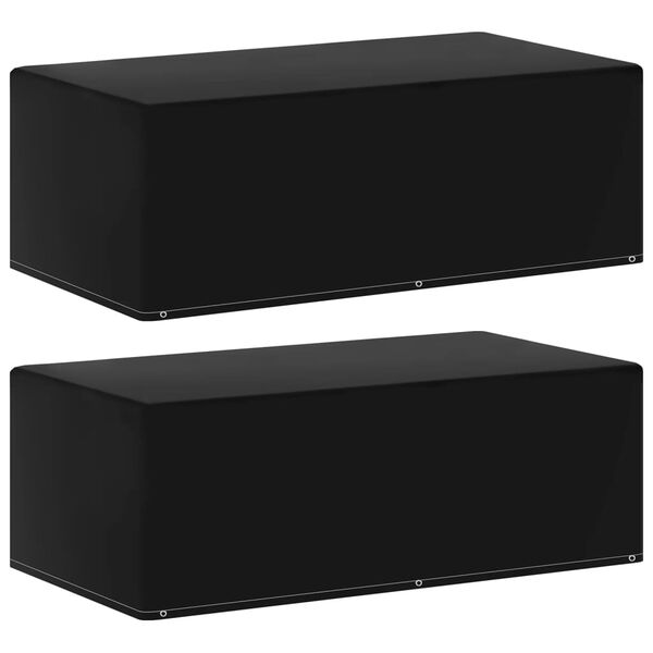 vidaXL BBQガスコンロ用 ガーデン家具カバー 2点 6穴 170x90x60cm