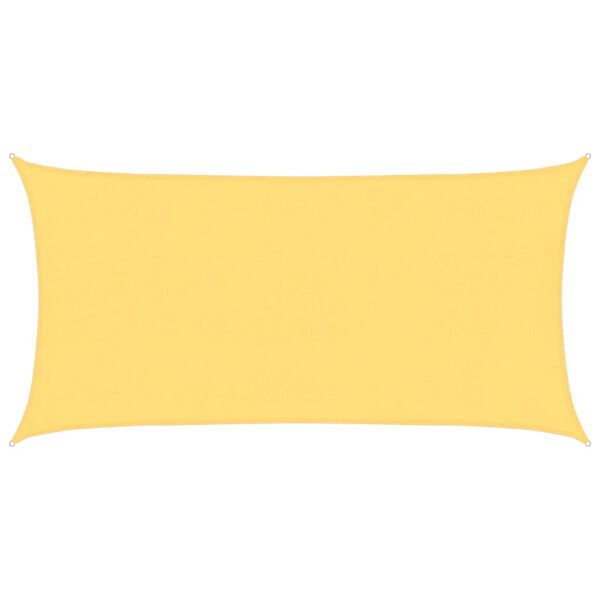 vidaXL サンシェードセイル 160g/m&sup2; ベージュ 4x7m 高密度ポリエチレン