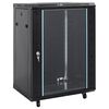 vidaXL 15U ネットワークキャビネット スイベル脚付き 19インチ IP20 60x45x86 cm