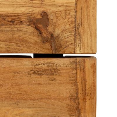 vidaXL バーテーブル チーク無垢材 再生木材 150x70x106cm