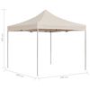 vidaXL プロ仕様 折りたたみ式パーティーテント アルミ製 3x3m クリーム