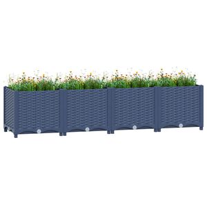 vidaXL レイズドベッド 160x40x38cm ポリプロピレン製