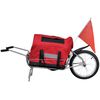 vidaXL サイクルトレーラー 1輪 収納バッグ付き