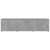 vidaXL TVキャビネット コンクリートグレー 120x34x30cm パーティクルボード